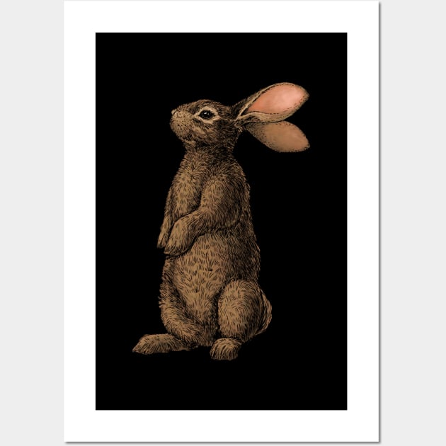 Rabbit Wall Art by katerinamk